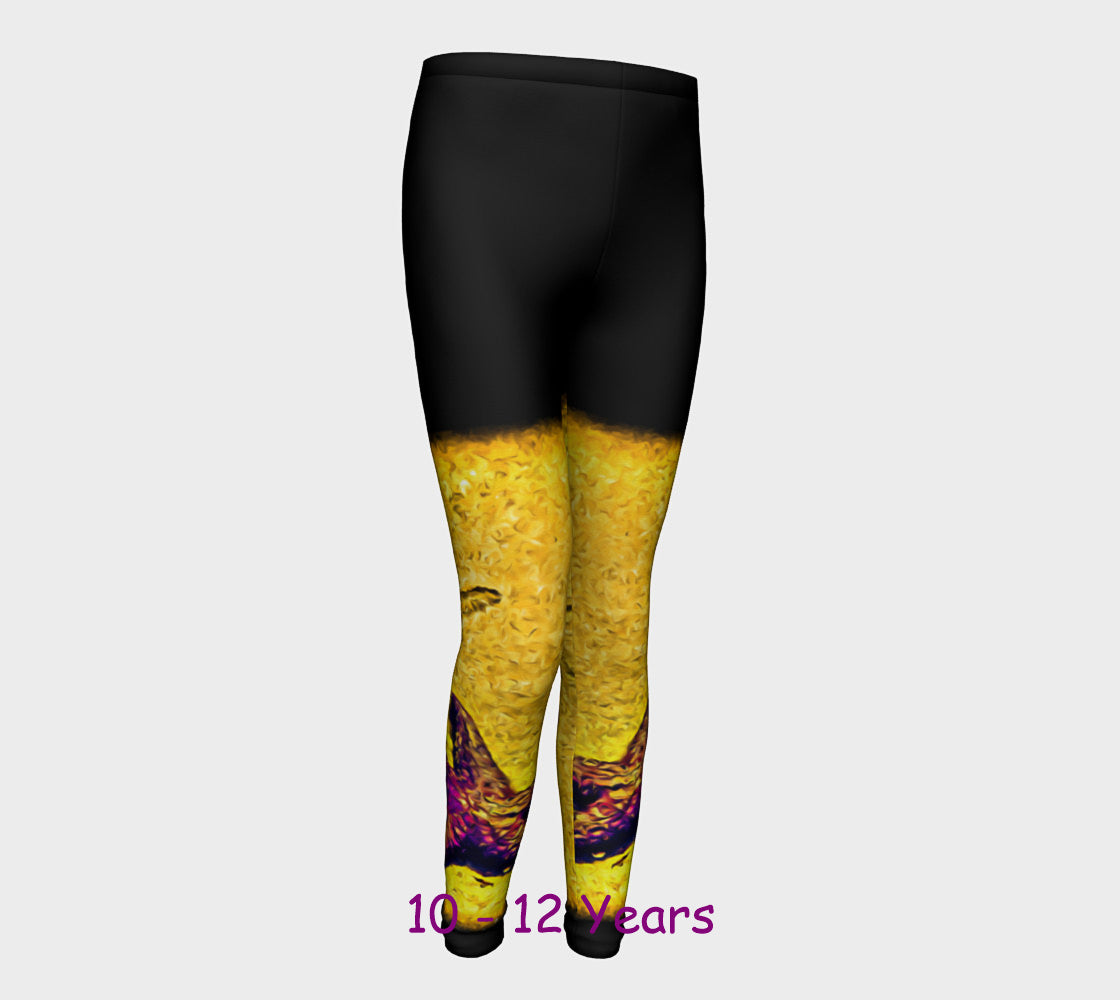 Star Track II Youth Leggings  Van Isle Goddess youth leggings for ages 4 - 12.  Makes a great gift idea from Vancouver Island! by Roxy Hurtubise vanislegoddess.com