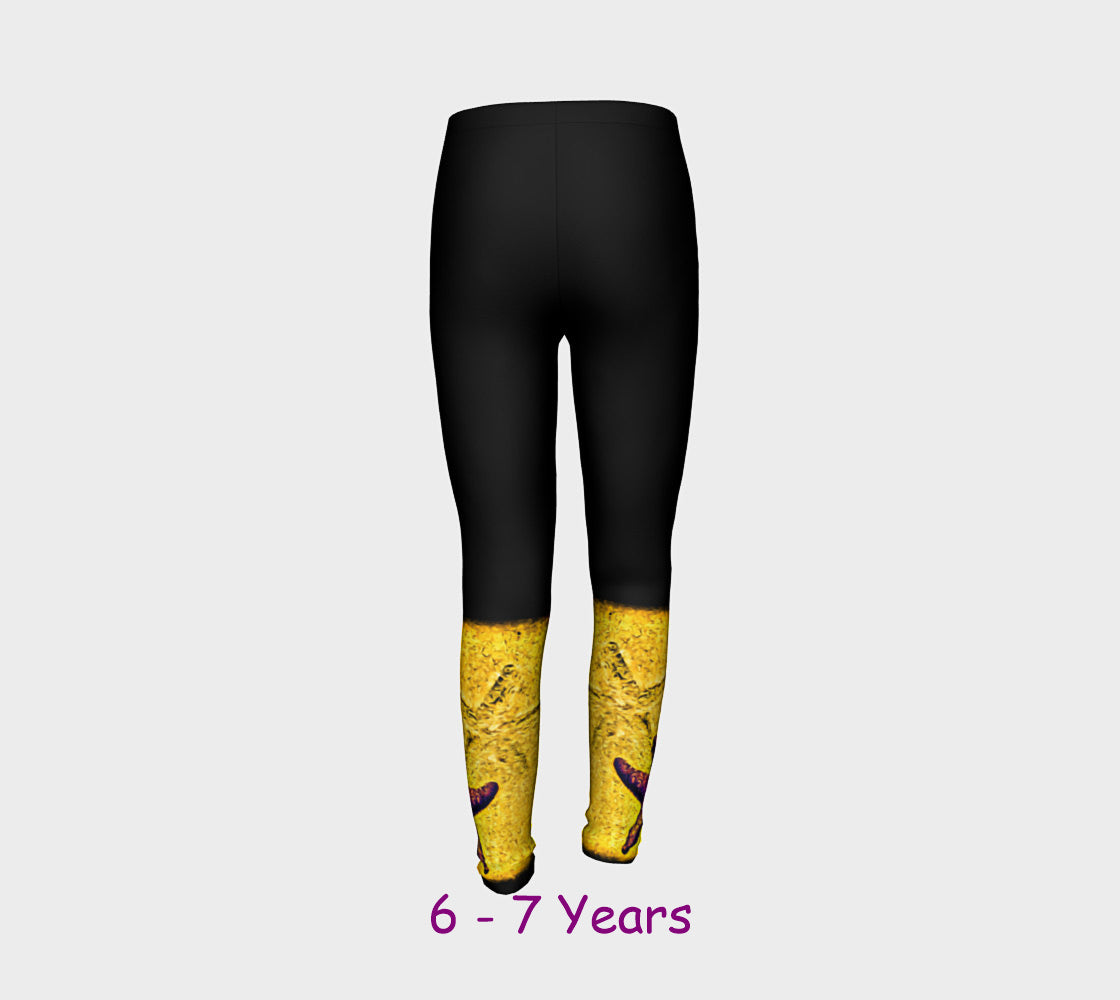 Star Track II Youth Leggings  Van Isle Goddess youth leggings for ages 4 - 12.  Makes a great gift idea from Vancouver Island! by Roxy Hurtubise vanislegoddess.com