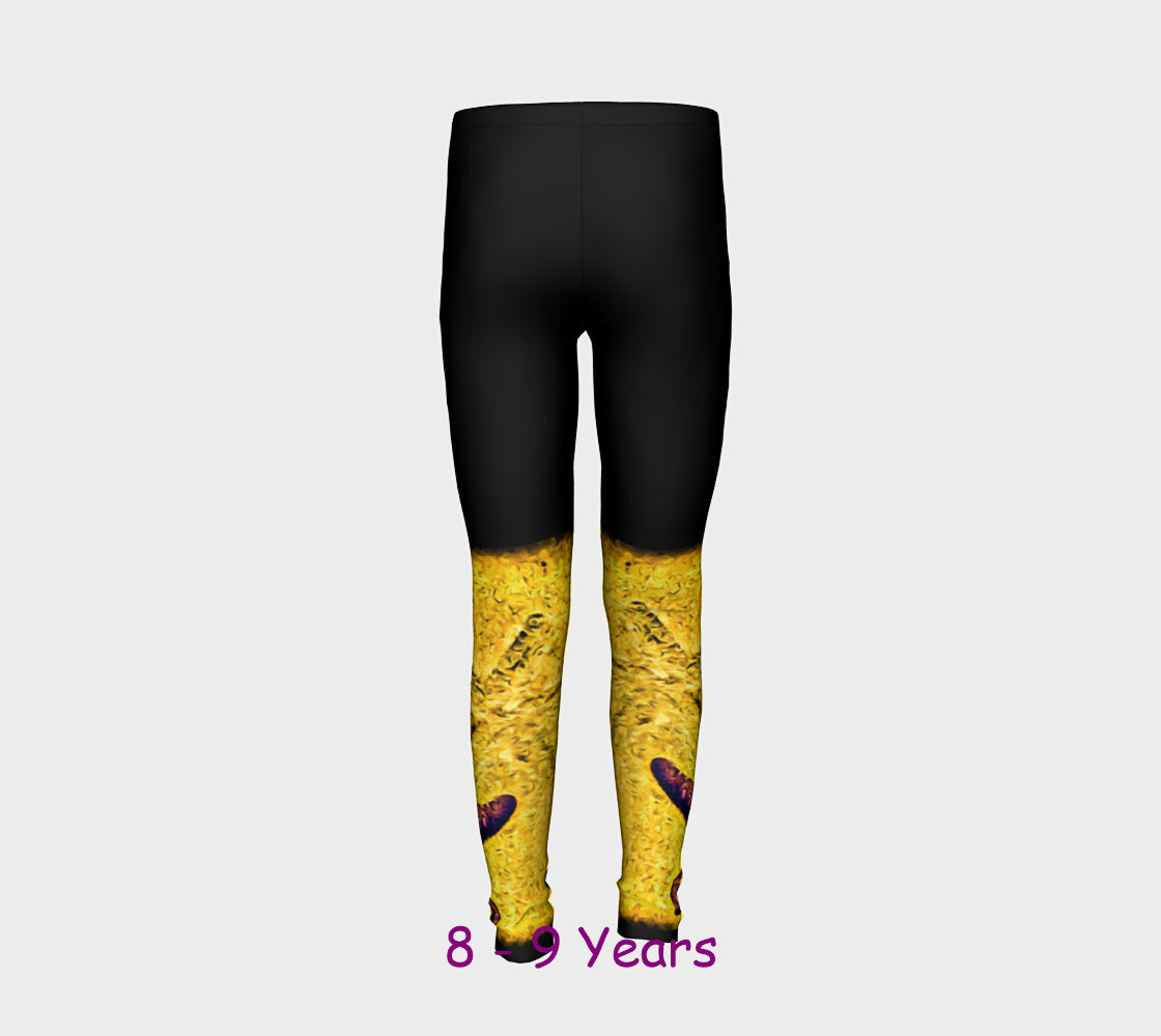 Star Track II Youth Leggings  Van Isle Goddess youth leggings for ages 4 - 12.  Makes a great gift idea from Vancouver Island! by Roxy Hurtubise vanislegoddess.com