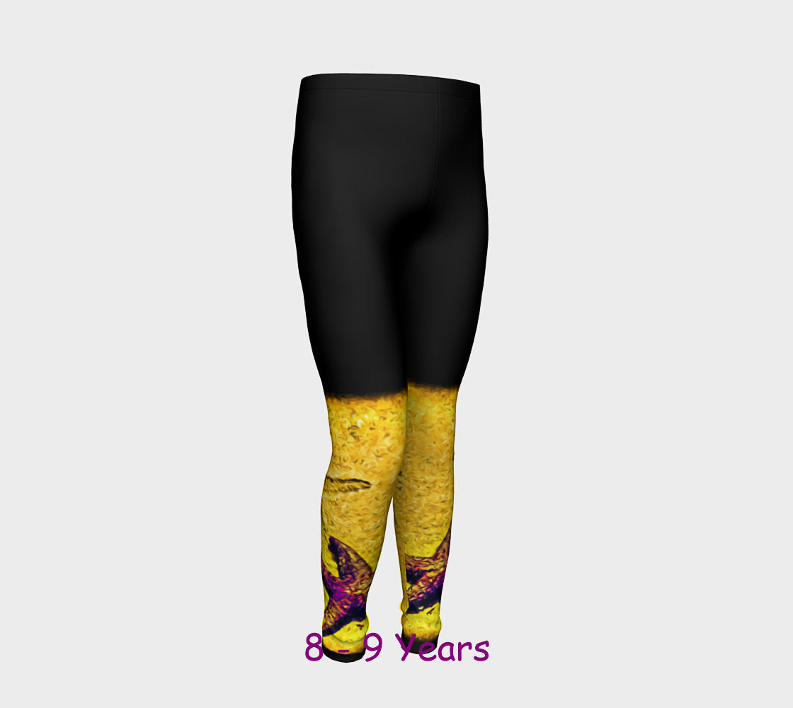 Star Track II Youth Leggings  Van Isle Goddess youth leggings for ages 4 - 12.  Makes a great gift idea from Vancouver Island! by Roxy Hurtubise vanislegoddess.com