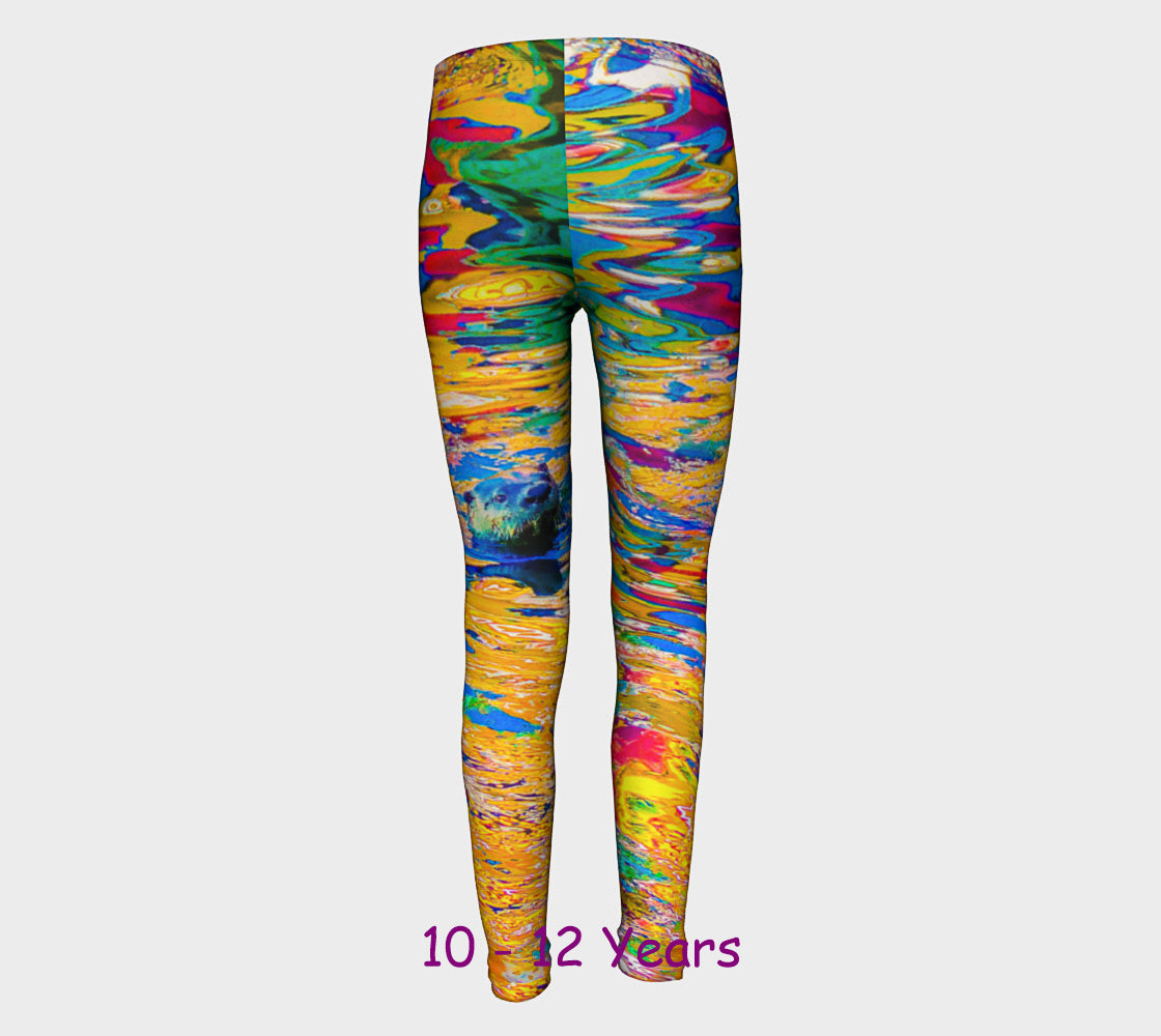 Otter Art Youth Leggings