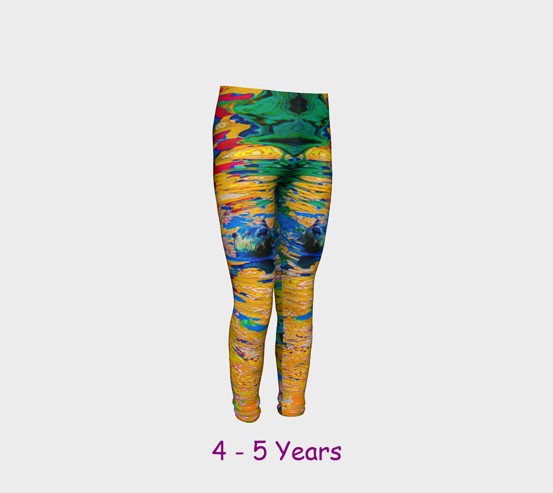 Otter Art Youth Leggings