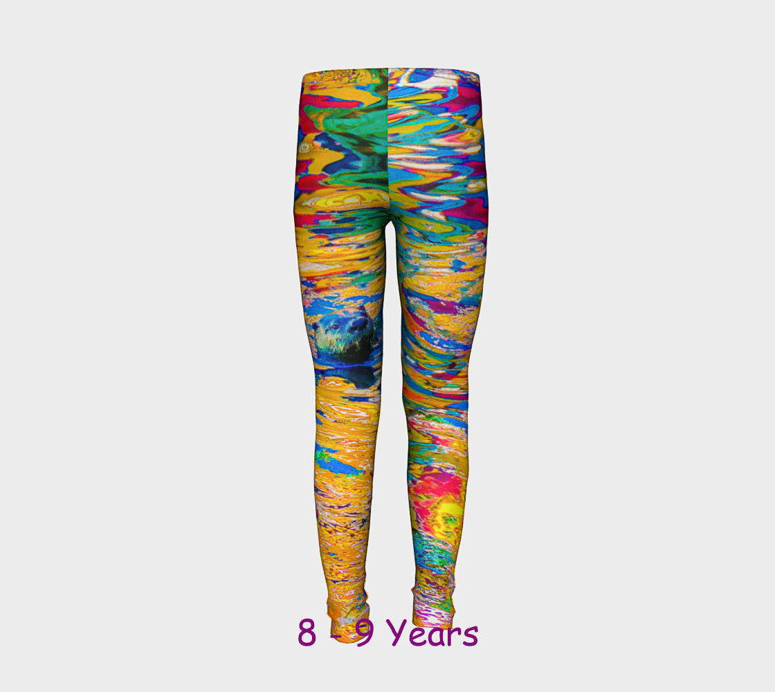 Otter Art Youth Leggings