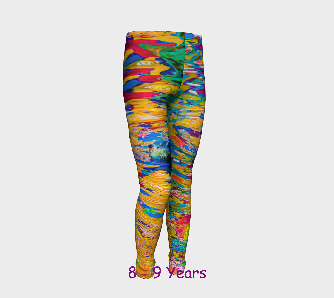 Otter Art Youth Leggings