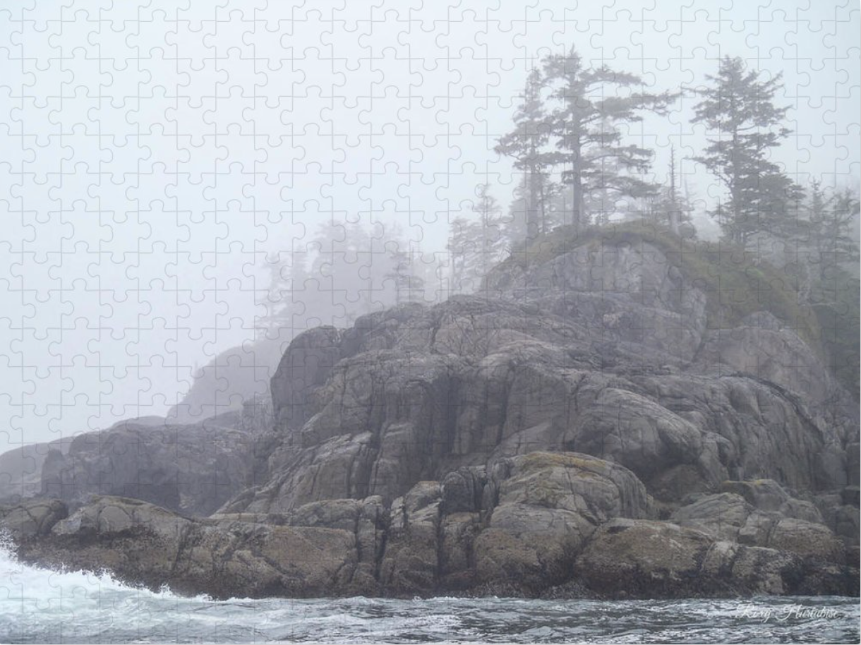 West Coast Landscape Ocean Fog I Puzzle