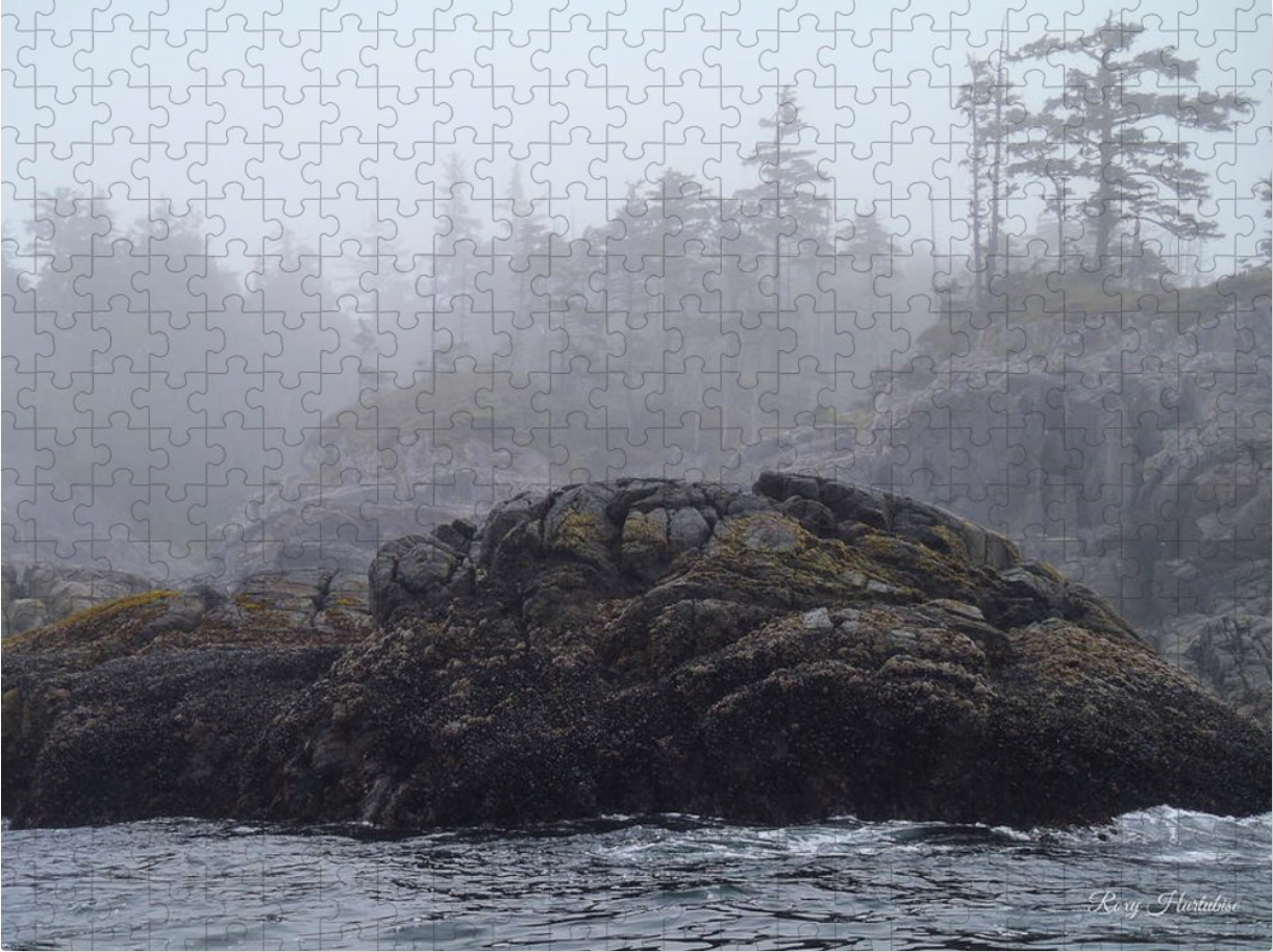 West Coast Landscape Ocean Fog II Puzzle
