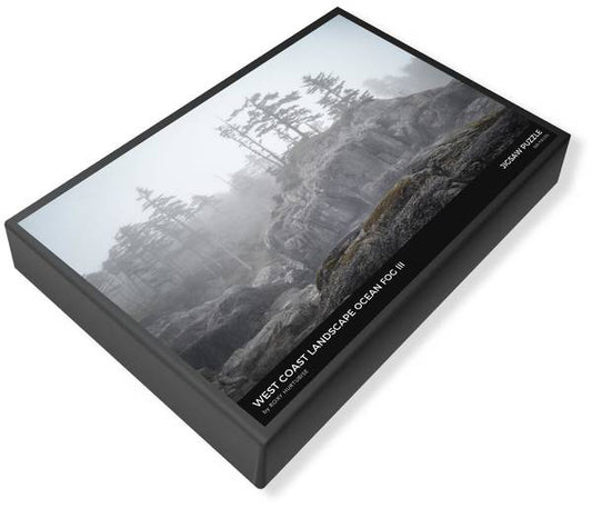 West Coast Landscape Ocean Fog III Puzzle